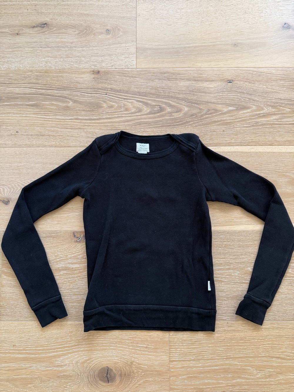 Women’s RVCA Black Thermal Long Sleeve Top